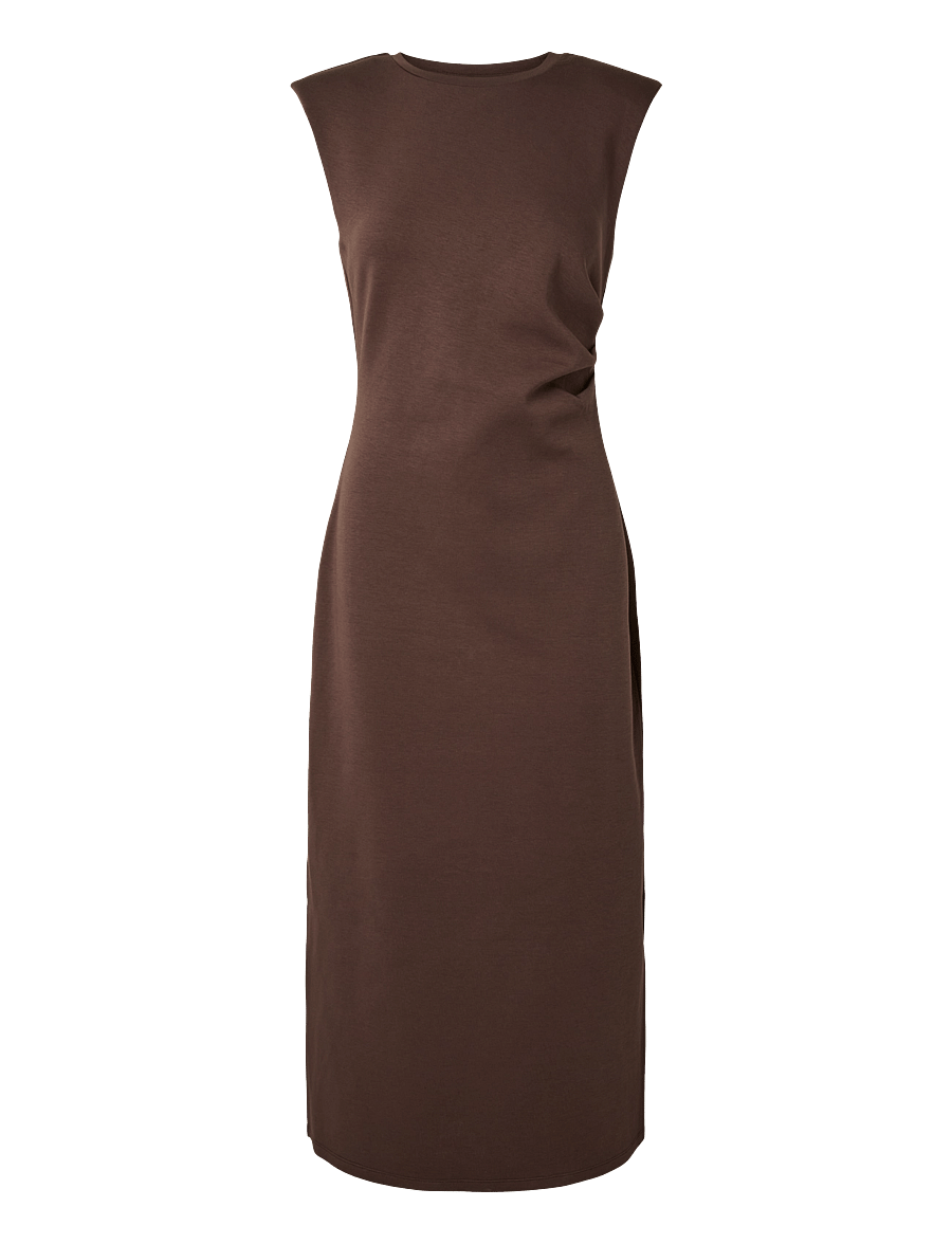 YAS - YASPINA SL LONG DRESS NOOS - maxi kjoler - chocolate brown - 1