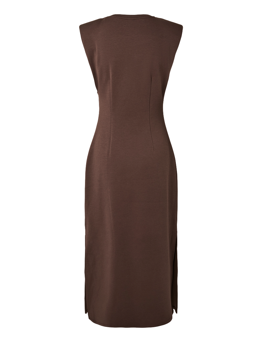 YAS - YASPINA SL LONG DRESS NOOS - maxi kjoler - chocolate brown - 2