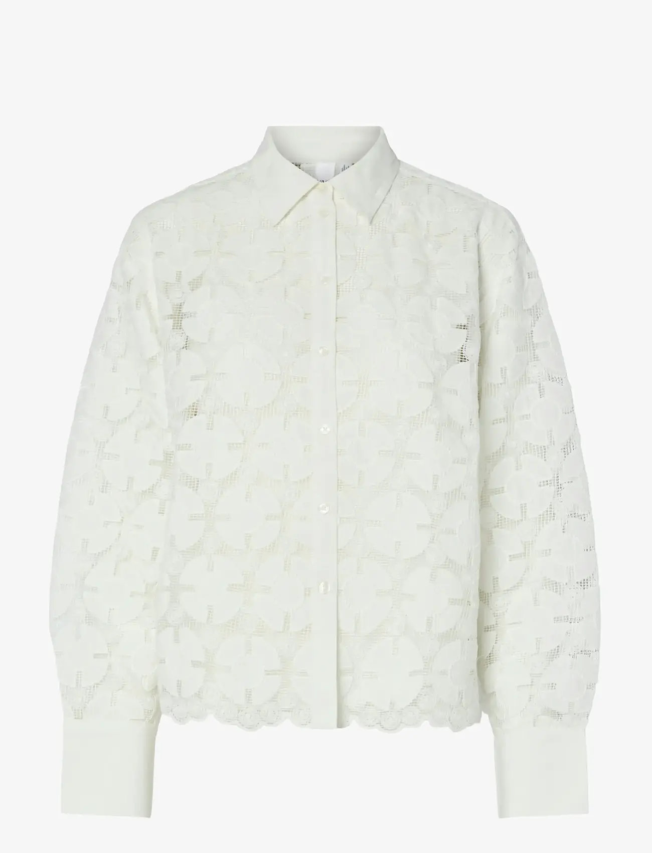 YAS - YASMILLO LS SHIRT - marškiniai ilgomis rankovėmis - star white - 0