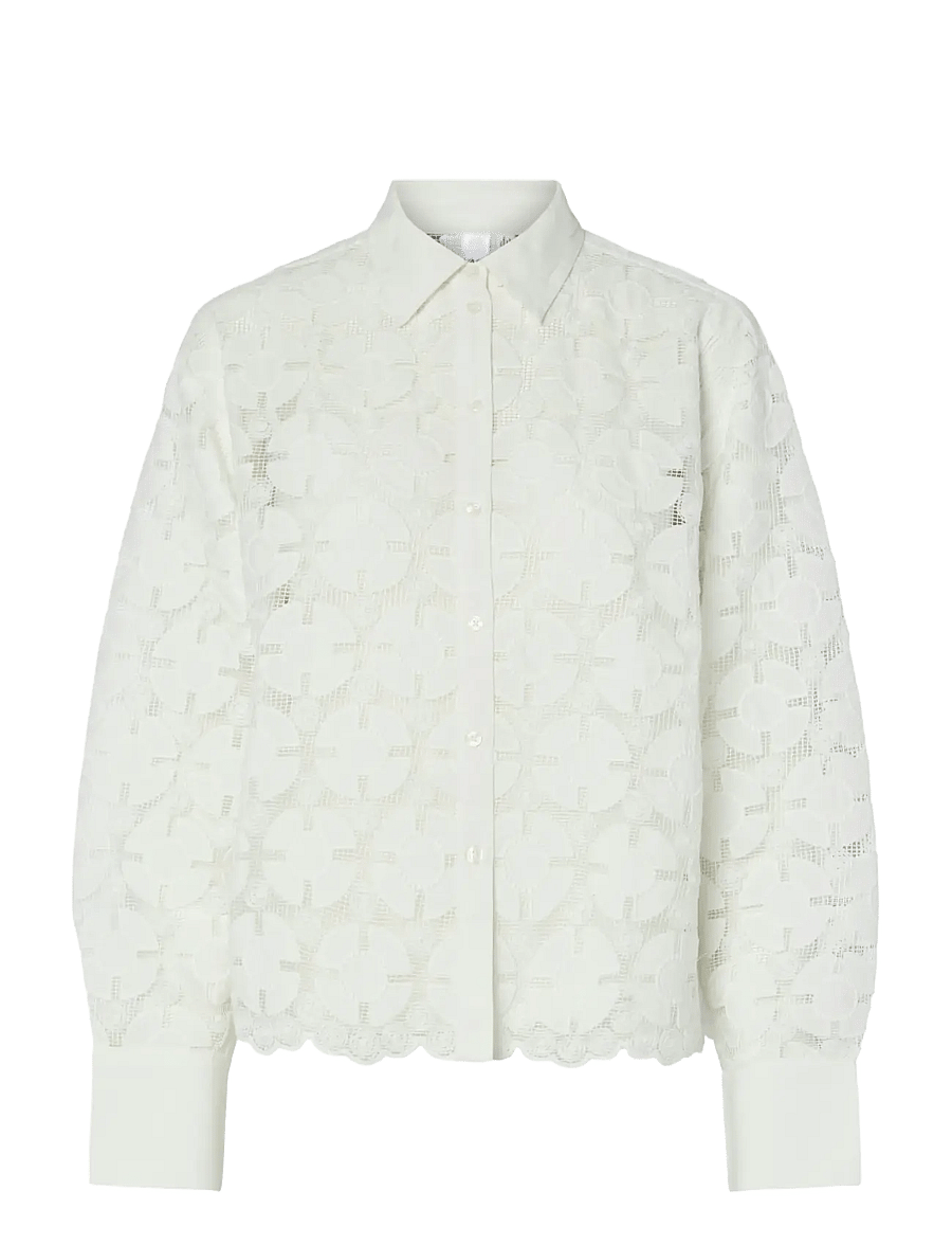 YAS - YASMILLO LS SHIRT - chemises à manches longues - star white - 0