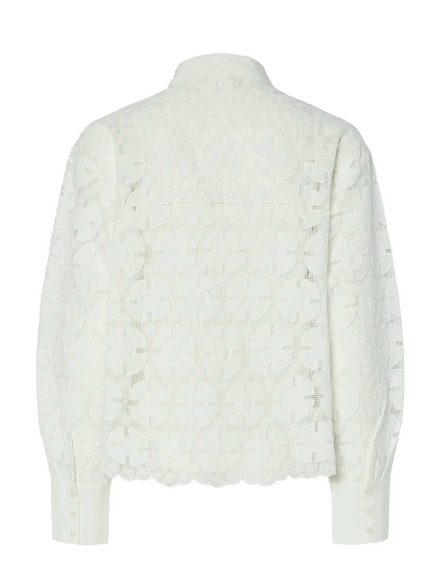 YAS - YASMILLO LS SHIRT - chemises à manches longues - star white - 1