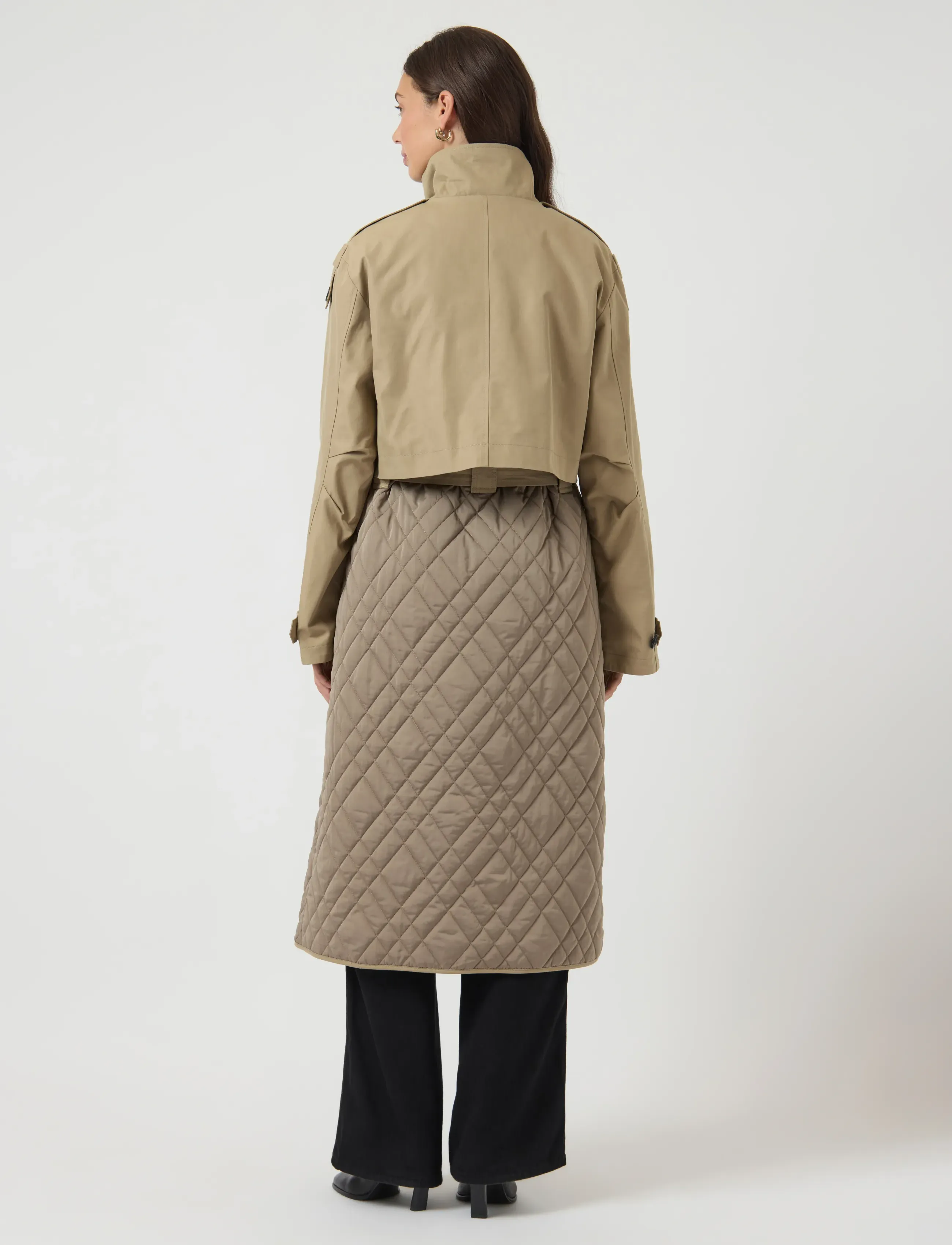 YAS - YASPRIXO LS COAT - trenchcoats - sepia tint - 3