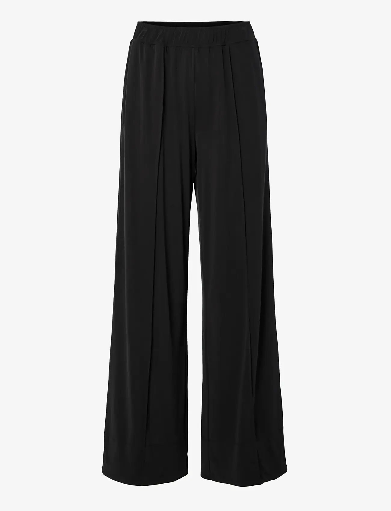 YAS - YASLYSA HW PANT - wide leg trousers - black - 1