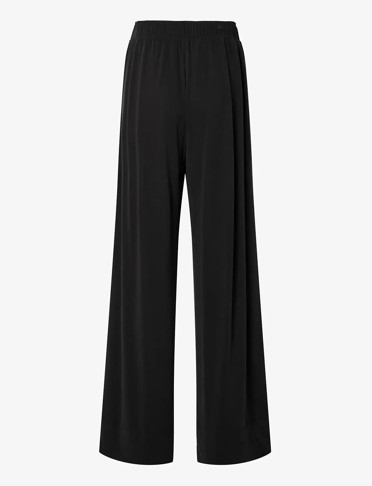 YAS - YASLYSA HW PANT - wide leg trousers - black - 2