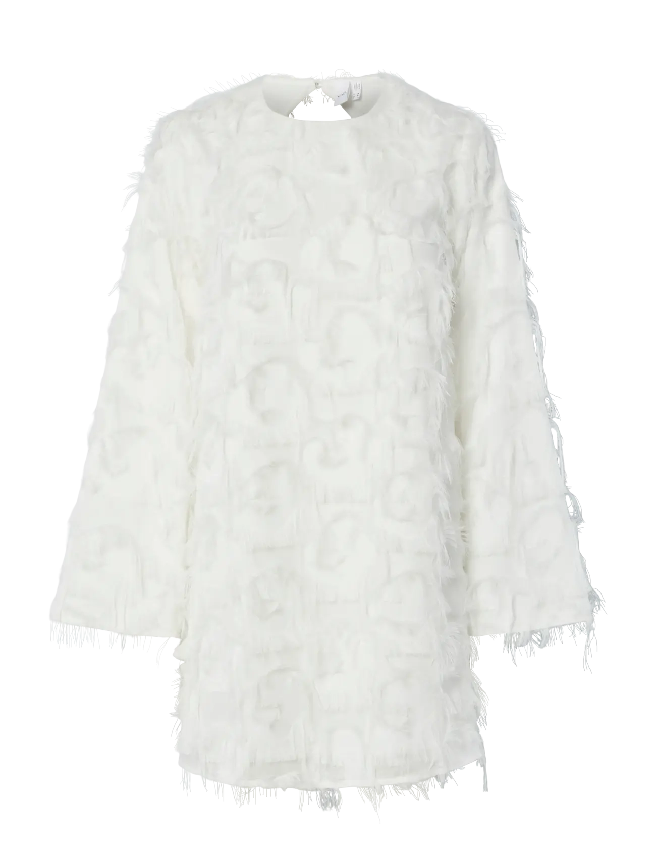 YAS YASDIO LS MINI DRESS - CELEB - Trouwjurken - STAR WHITE / white