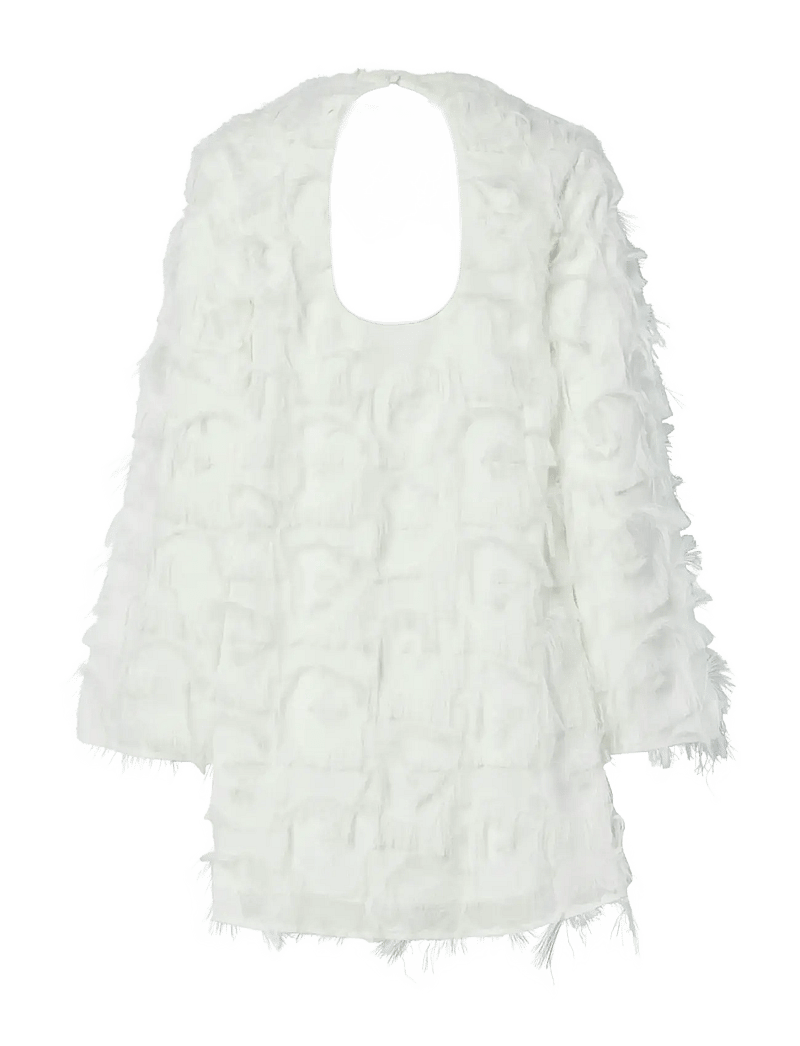 YAS - YASDIO LS MINI DRESS - CELEB - pulmakleidid - star white - 2