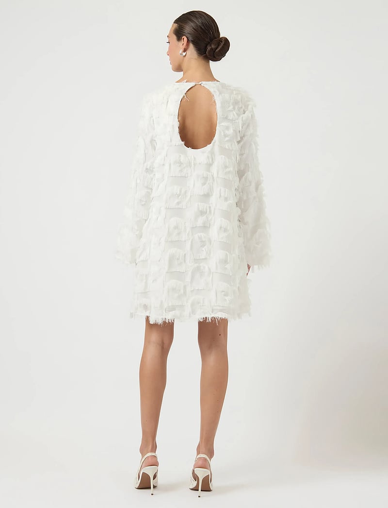 YAS - YASDIO LS MINI DRESS - CELEB - pulmakleidid - star white - 3