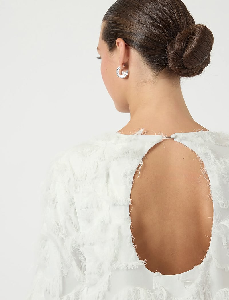 YAS - YASDIO LS MINI DRESS - CELEB - pulmakleidid - star white - 4