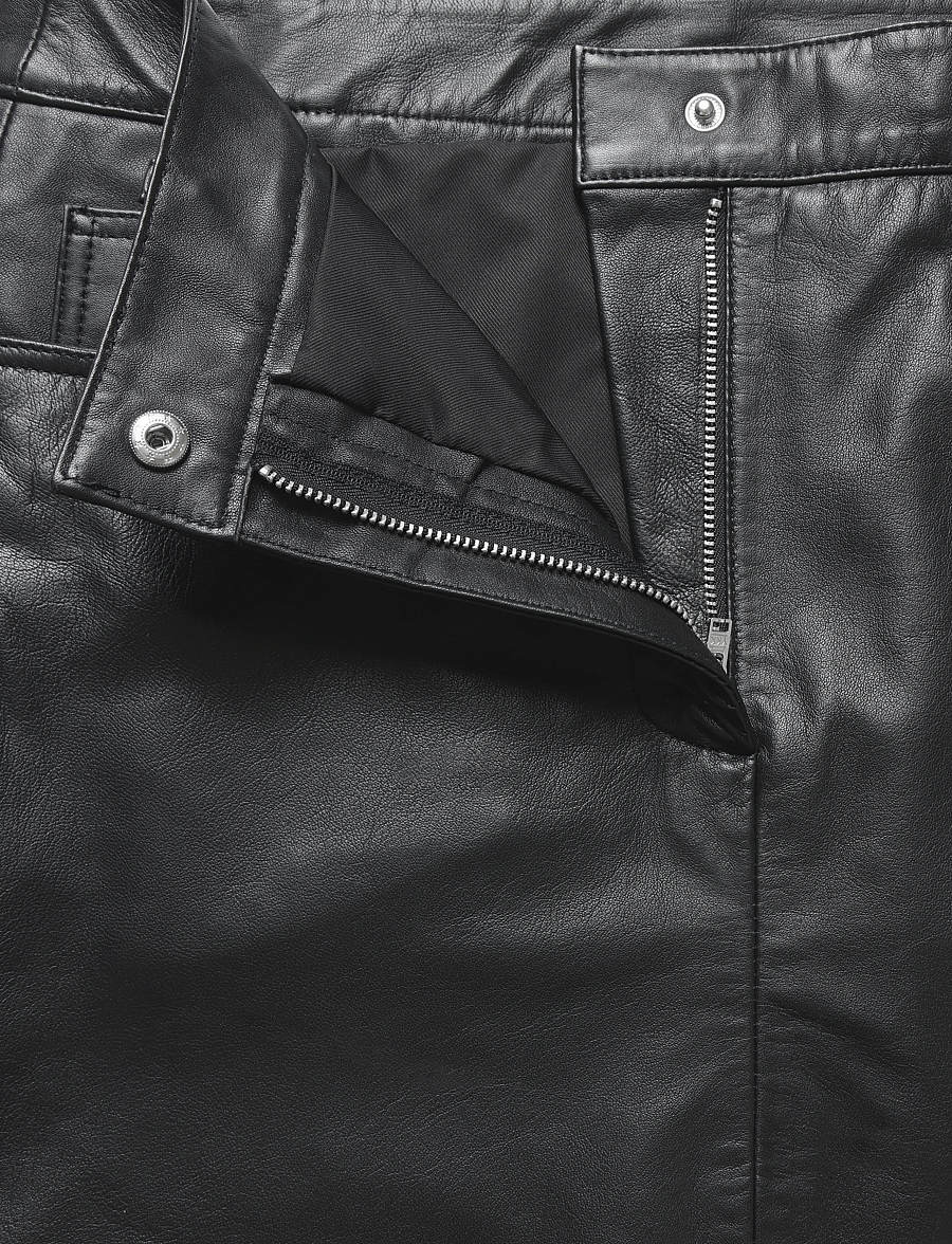 YAS - YASTIANA HMW LEATHER SKIRT - D2D - lædernederdele - black - 2