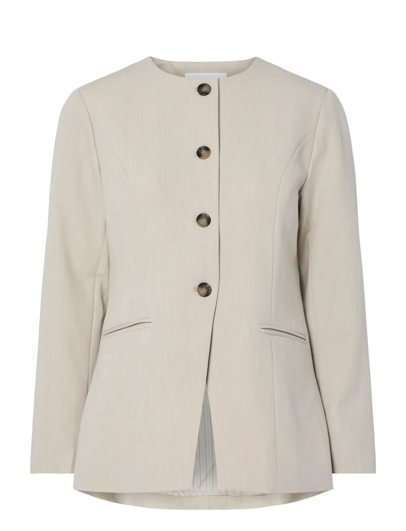 YAS YASVESTI LS BLAZER - Y.A.S - PELICAN / brown