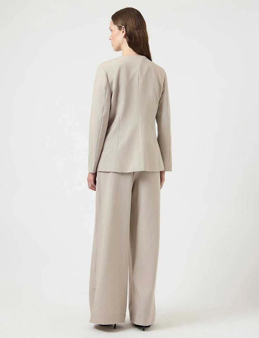 YAS - YASVESTI LS BLAZER - enkeltradede blazere - pelican - 3
