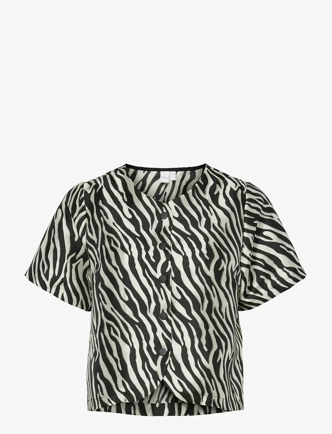 YAS - YASZEMA SS TOP - EX - kortærmede bluser - black - 1