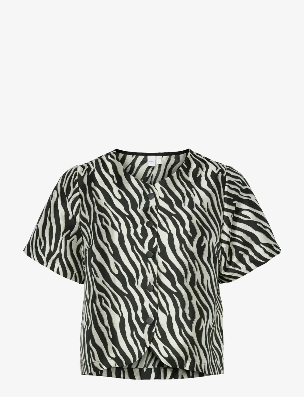 YAS - YASZEMA SS TOP - EX - kortärmade blusar - black - 1