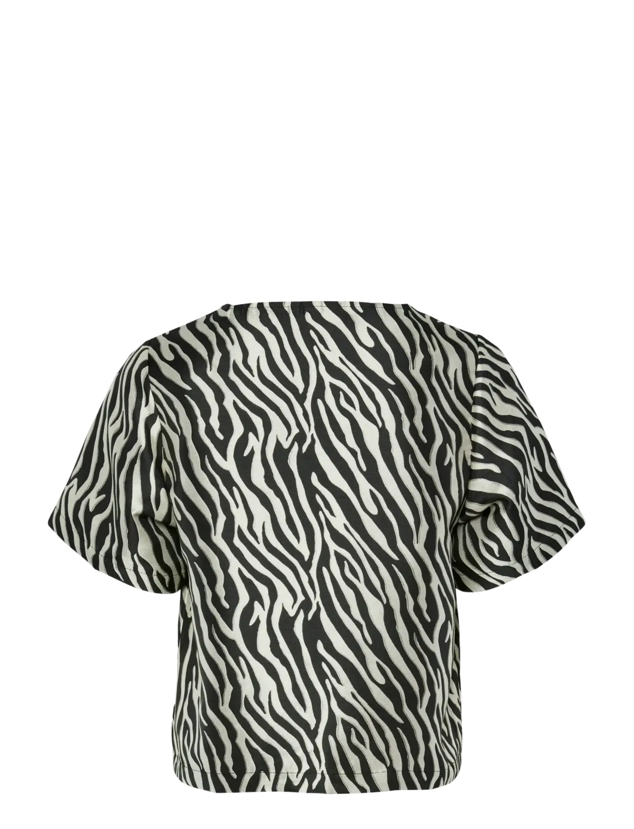 YAS - YASZEMA SS TOP - EX - kortermede bluser - black - 2