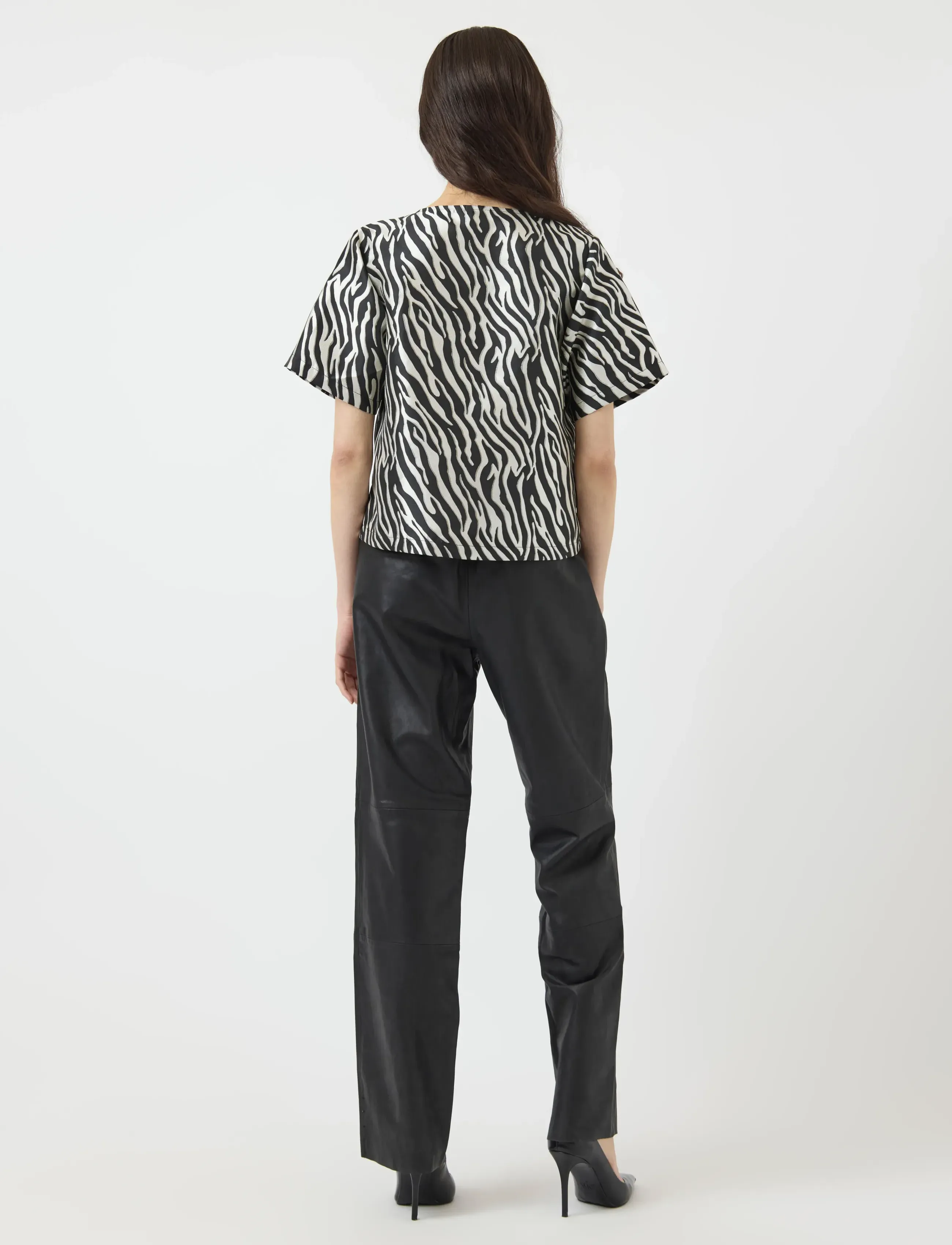 YAS - YASZEMA SS TOP - EX - kortermede bluser - black - 3