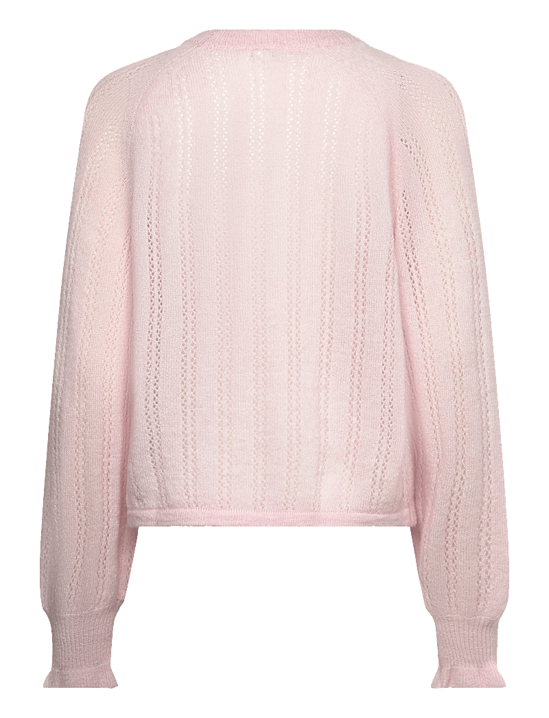 YAS - YASORIMA LS WOOL BLEND KNIT PULLOVER - pullover - orchid pink - 1