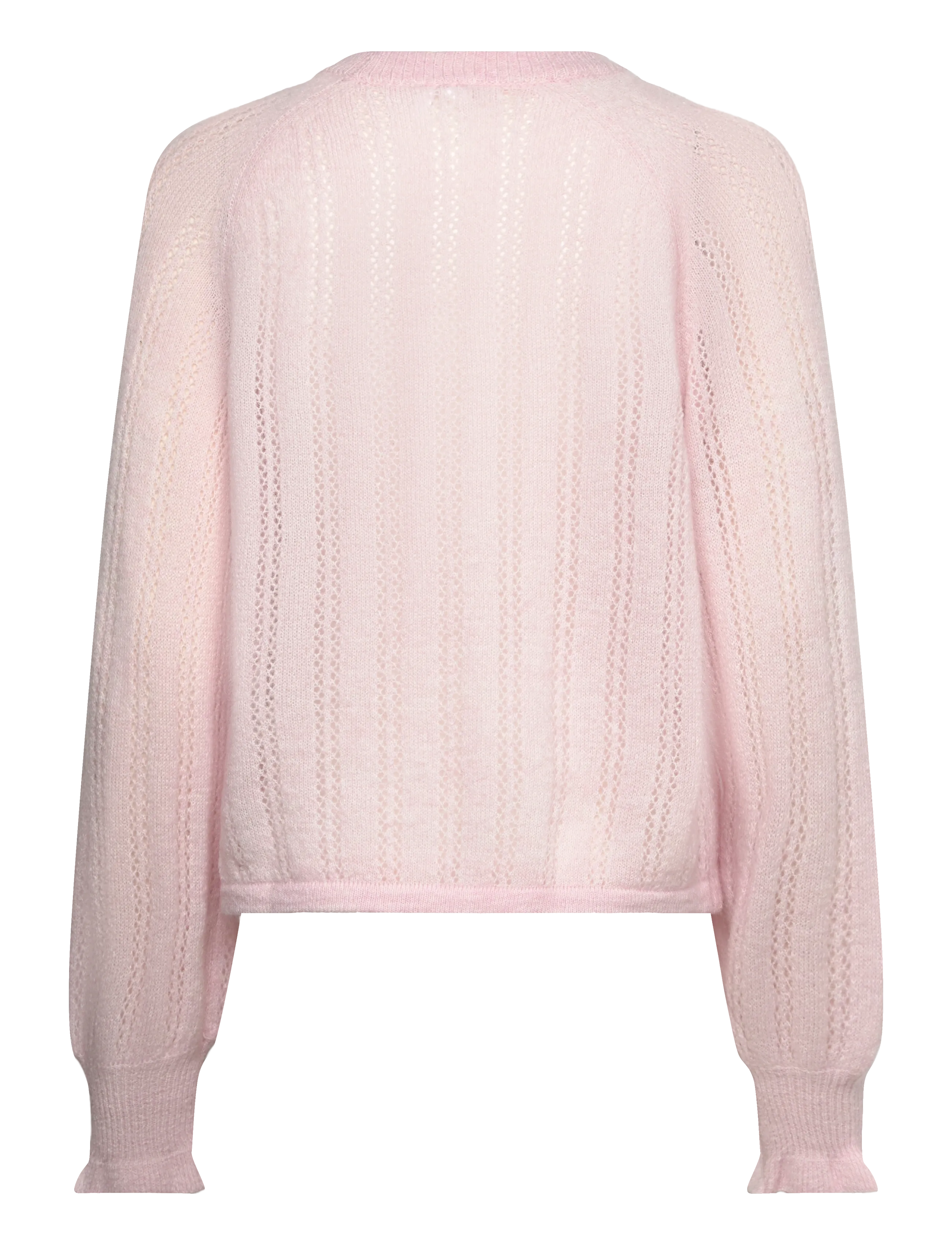 YAS - YASORIMA LS WOOL BLEND KNIT PULLOVER - pullover - orchid pink - 1