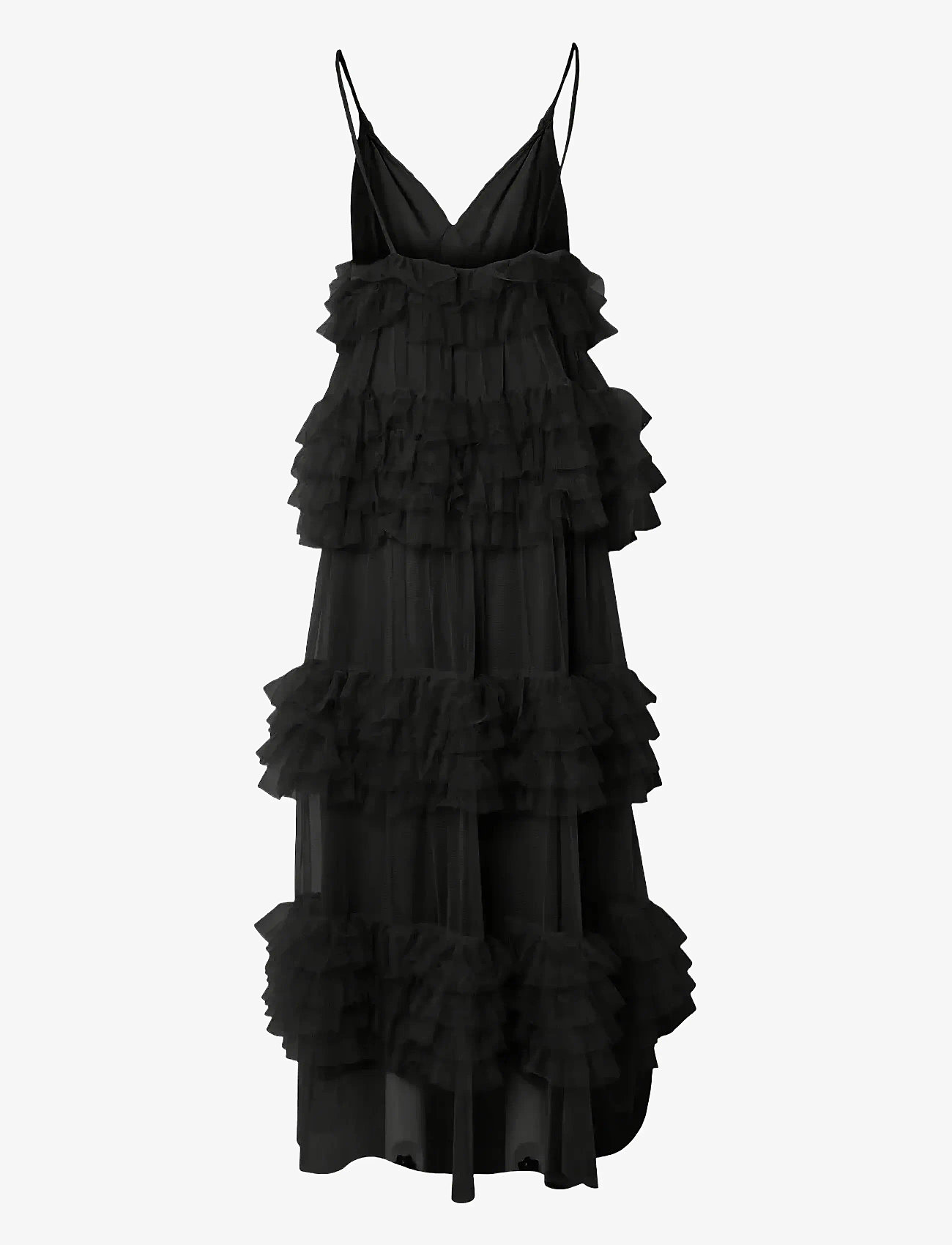 YAS - YASLORRAINE STRAP MAXI TULLE DRESS - D2D - partykleider - black - 0