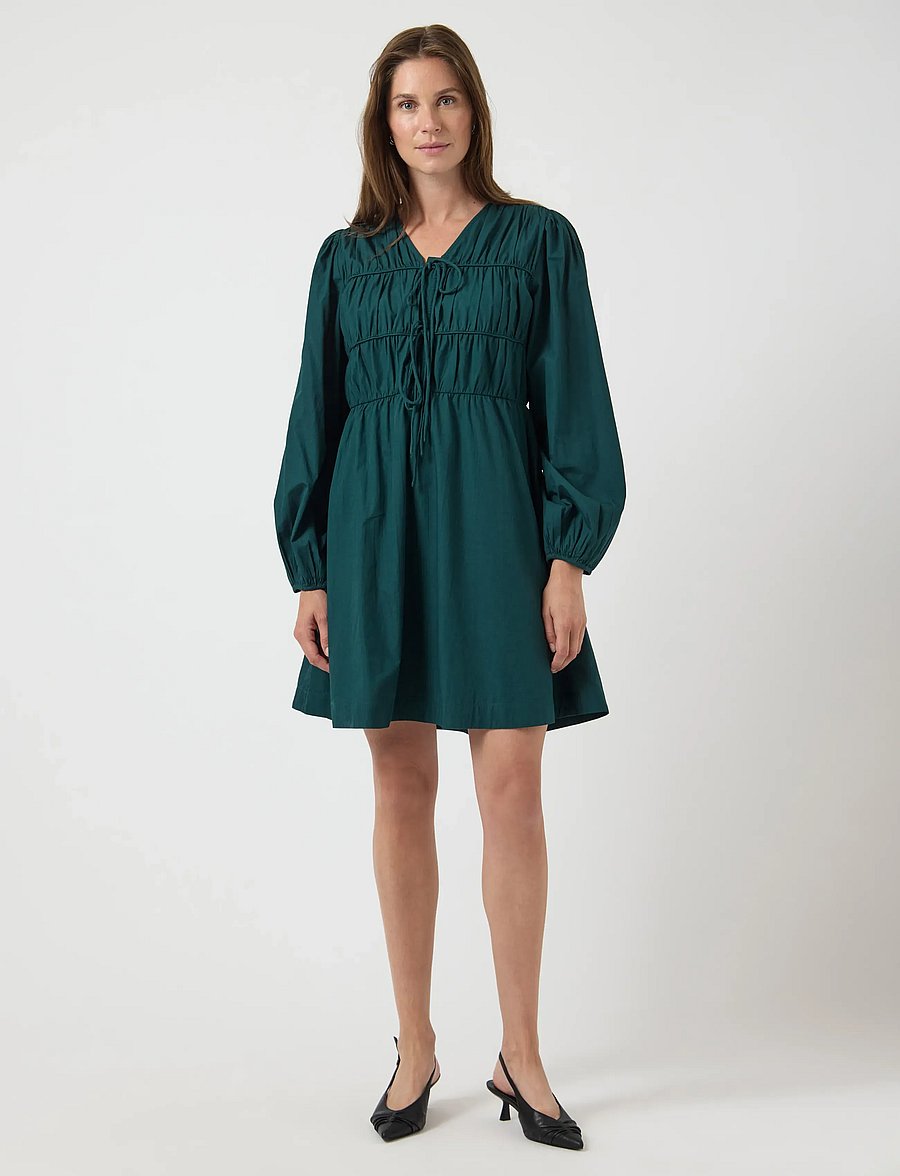 YAS - YASEBBA LS DRESS S. NOOS - kurze kleider - ponderosa pine - 4