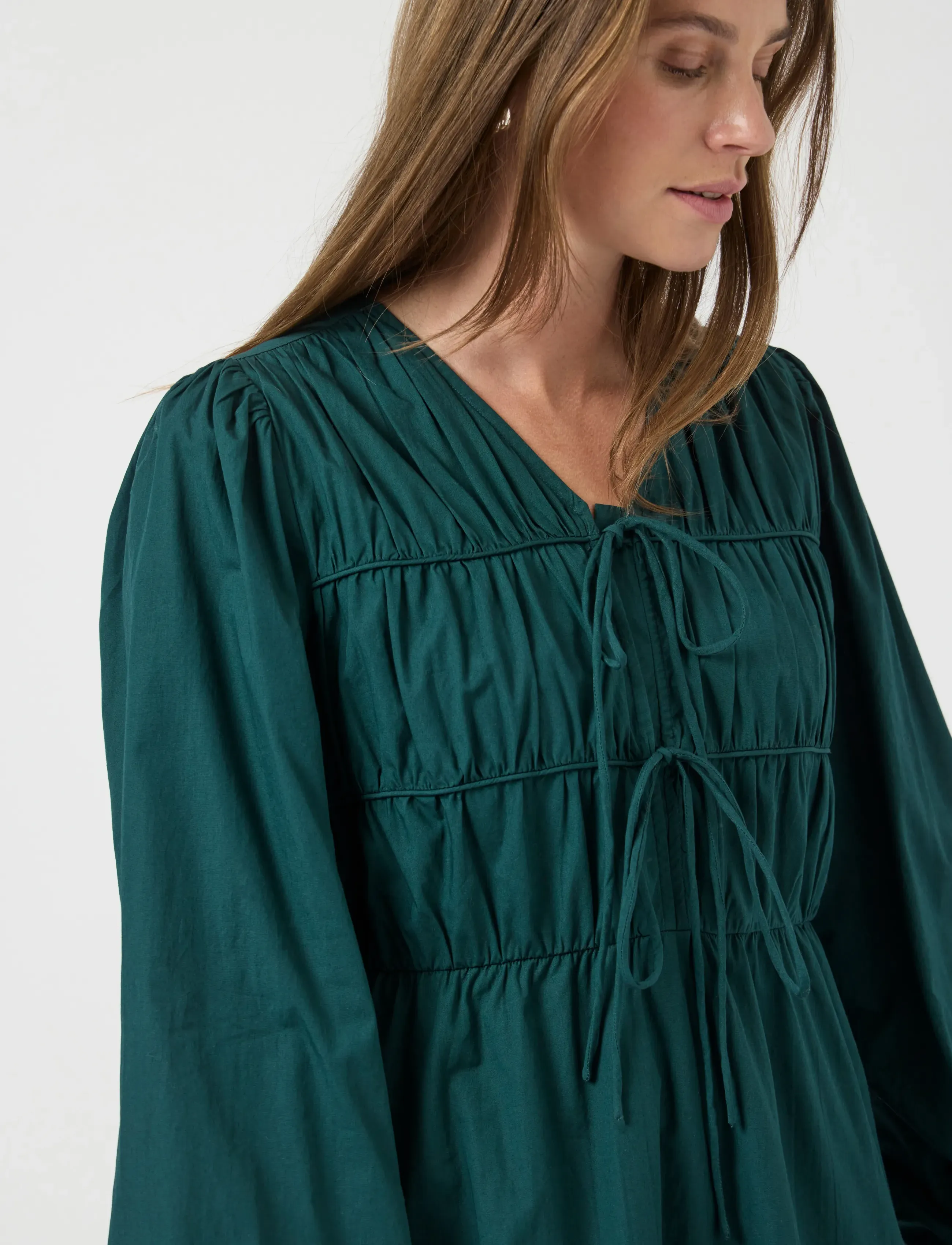 YAS - YASEBBA LS DRESS S. NOOS - kurze kleider - ponderosa pine - 5