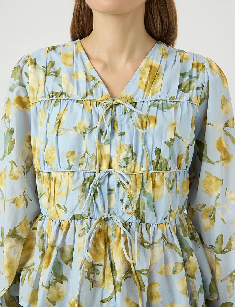 YAS - YASEBBA LS TOP S. NOOS - långärmade blusar - skyway - 5