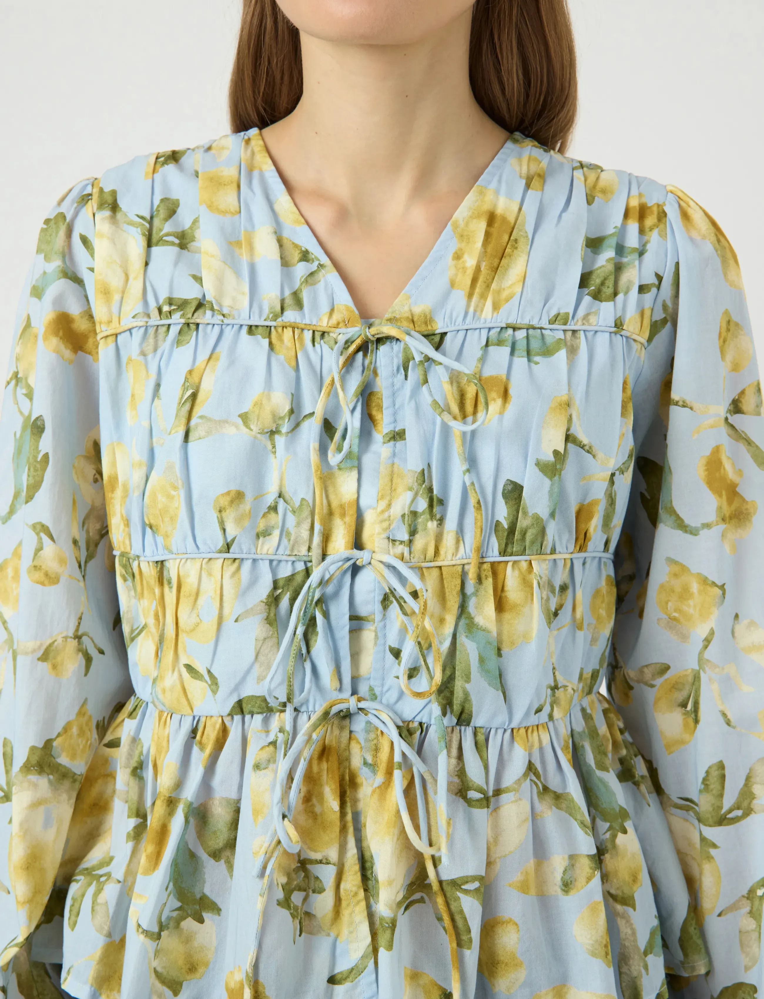 YAS - YASEBBA LS TOP S. NOOS - langärmlige blusen - skyway - 5