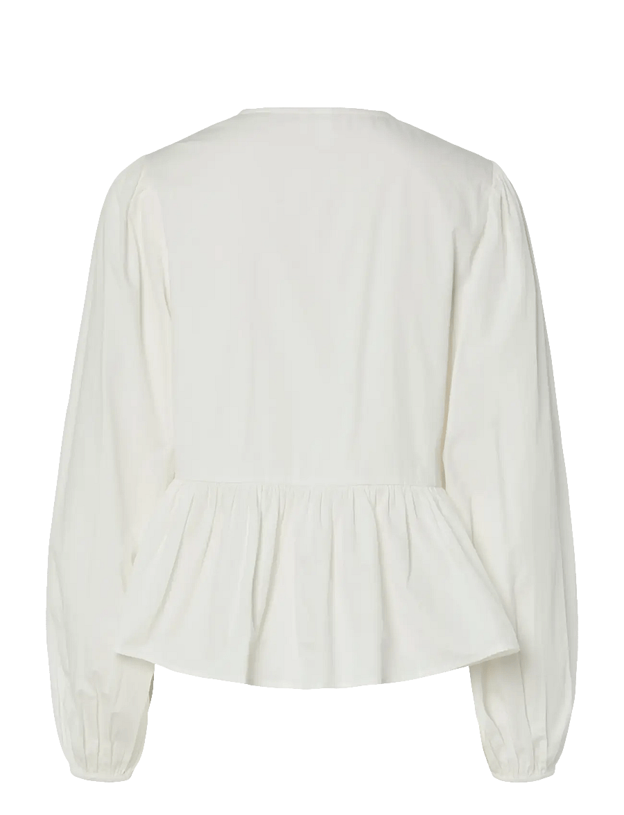 YAS - YASEBBA LS TOP S. NOOS - langærmede bluser - star white - 2