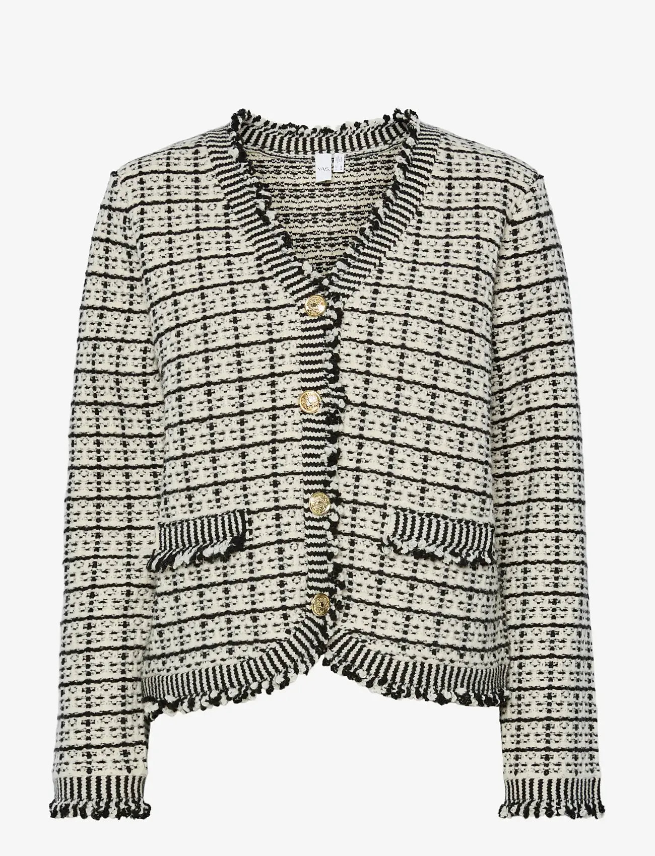 YAS - YASRIMO LS KNIT CARDIGAN S. - cardigans - black - 1