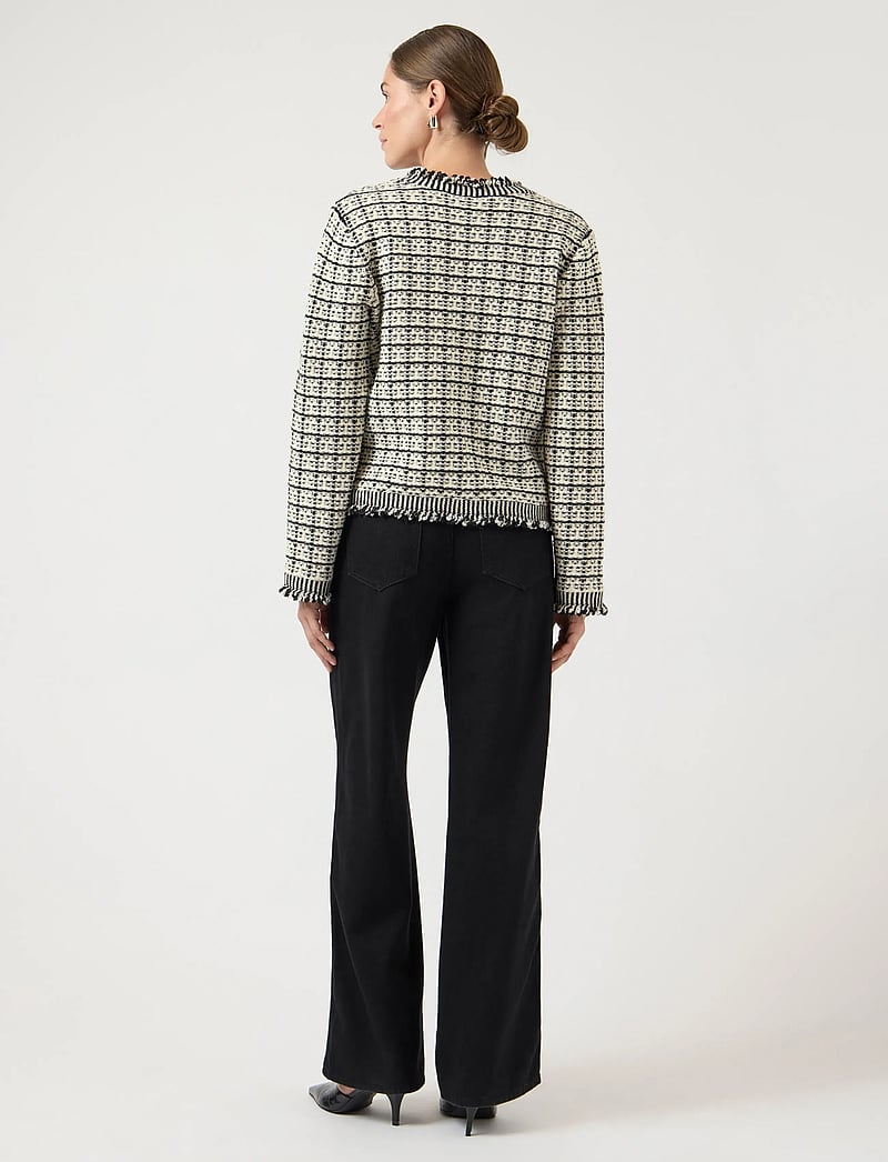 YAS - YASRIMO LS KNIT CARDIGAN S. - cardigans - black - 3