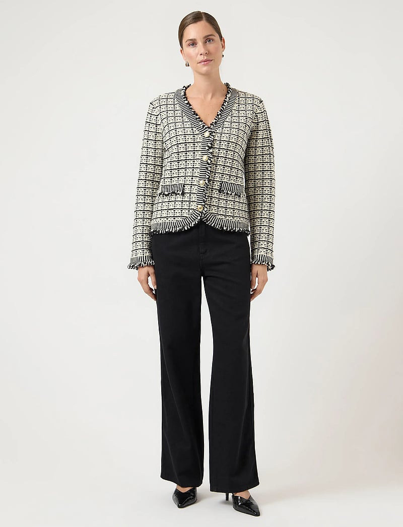 YAS - YASRIMO LS KNIT CARDIGAN S. - cardigans - black - 4