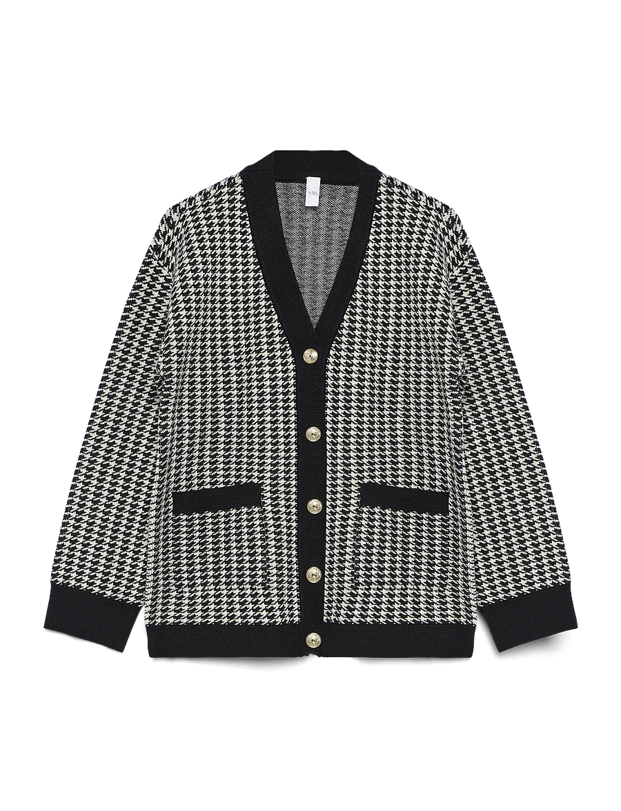 YAS - YASLIVO LS KNIT CARDIGAN - EX - cardigans - black - 1