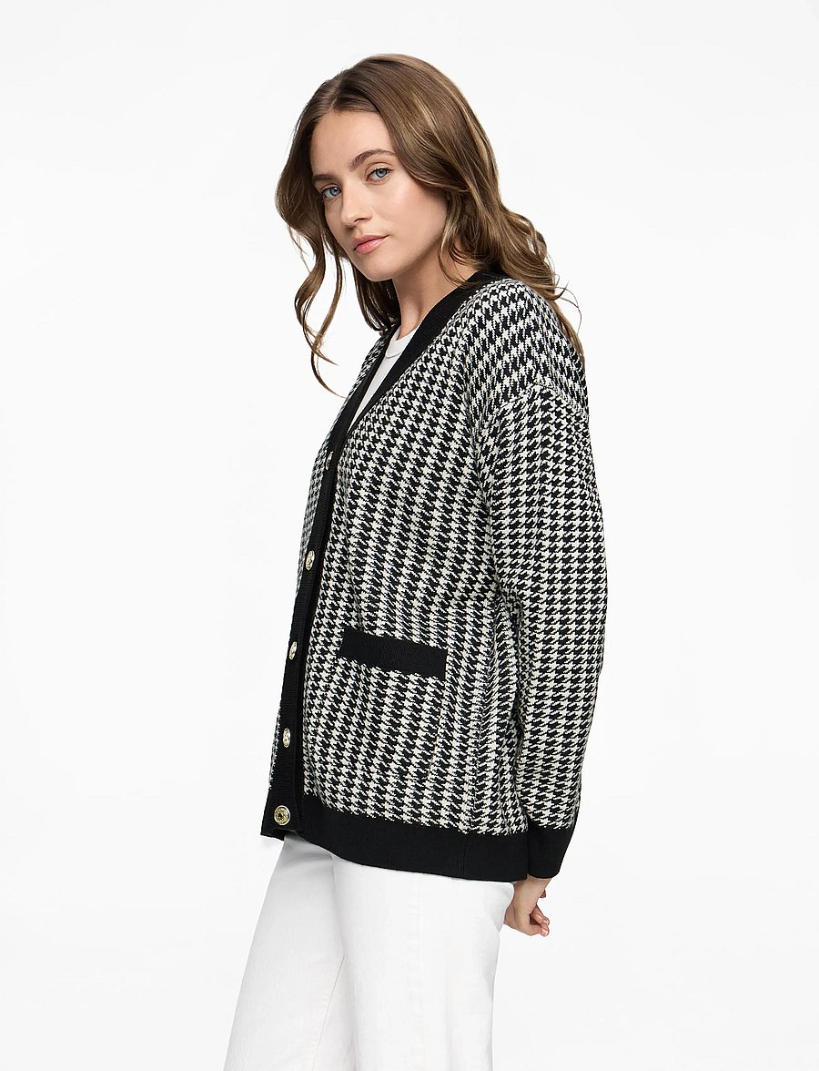 YAS - YASLIVO LS KNIT CARDIGAN - EX - cardigans - black - 3