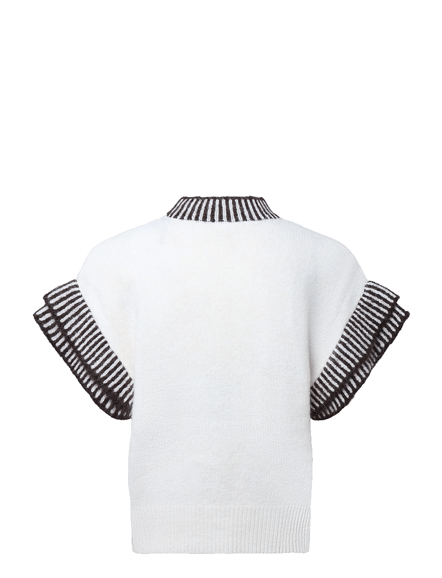 YAS - YASTELO SS KNIT TOP S. - birch - 1