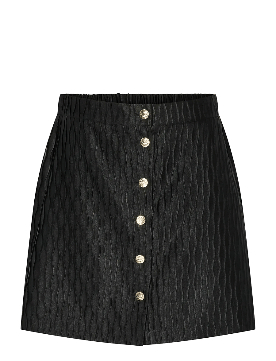 YAS - YASRIPPLE HW SKIRT S. - miniseelikud - black - 1