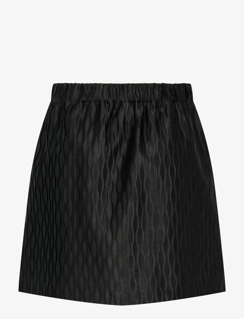 YAS - YASRIPPLE HW SKIRT S. - korta kjolar - black - 2