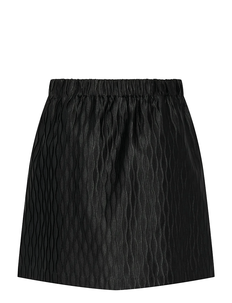YAS - YASRIPPLE HW SKIRT S. - kurze röcke - black - 2