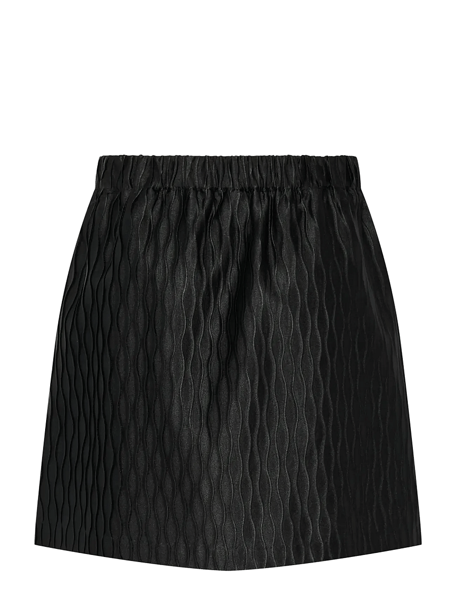 YAS - YASRIPPLE HW SKIRT S. - miniseelikud - black - 2