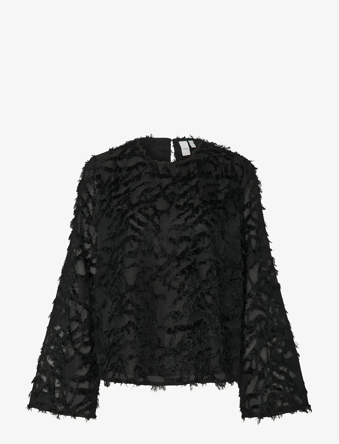 YAS - YASPARIA LS TOP S. NOOS - langärmlige blusen - black - 0