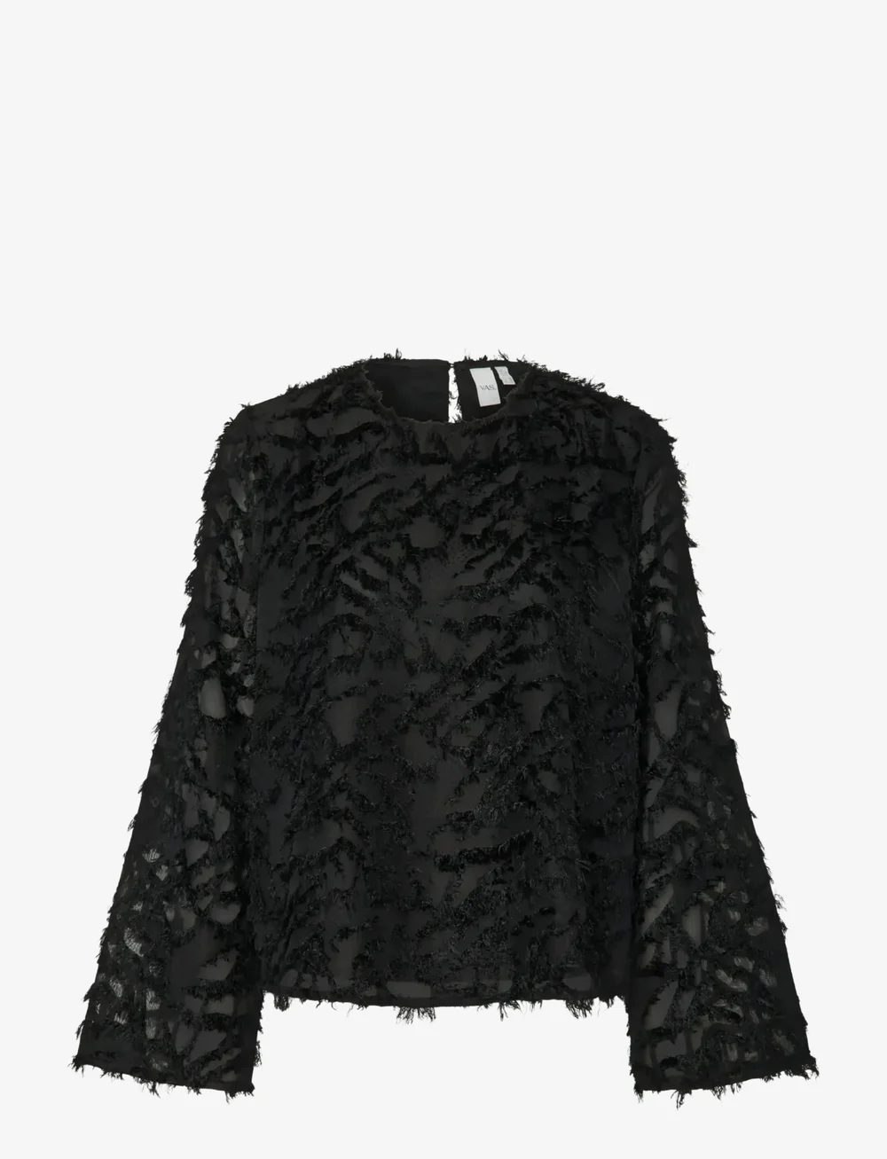 YAS - YASPARIA LS TOP S. NOOS - langærmede bluser - black - 1