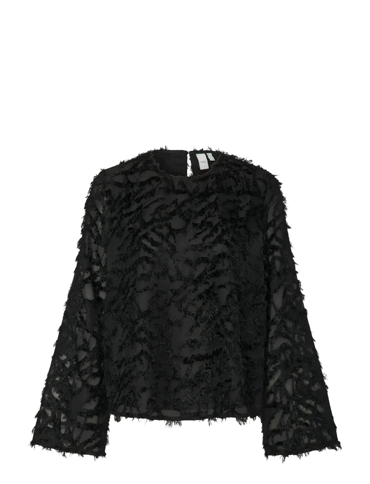 YAS YASPARIA LS TOP S. NOOS - Bluser - BLACK / black