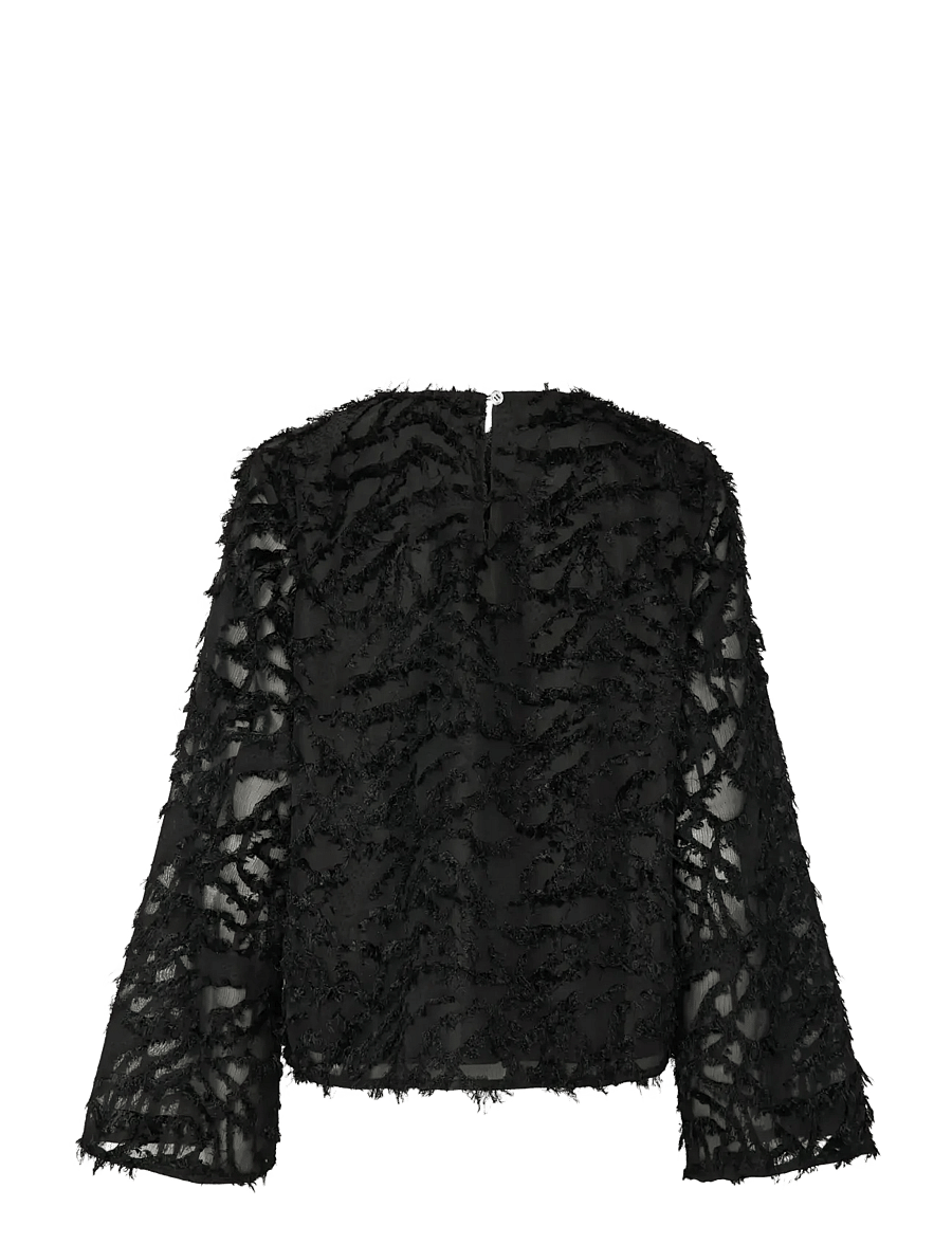 YAS - YASPARIA LS TOP S. NOOS - langärmelige blusen - black - 2