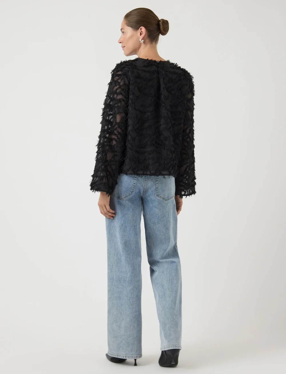 YAS - YASPARIA LS TOP S. NOOS - langærmede bluser - black - 3