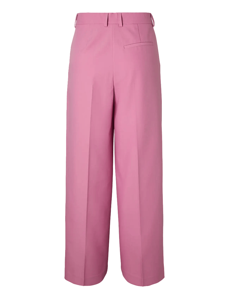 YAS - YASMIDNIGHT WIDE MW PANT - SHOW - hosen mit weitem bein - orchid smoke - 2