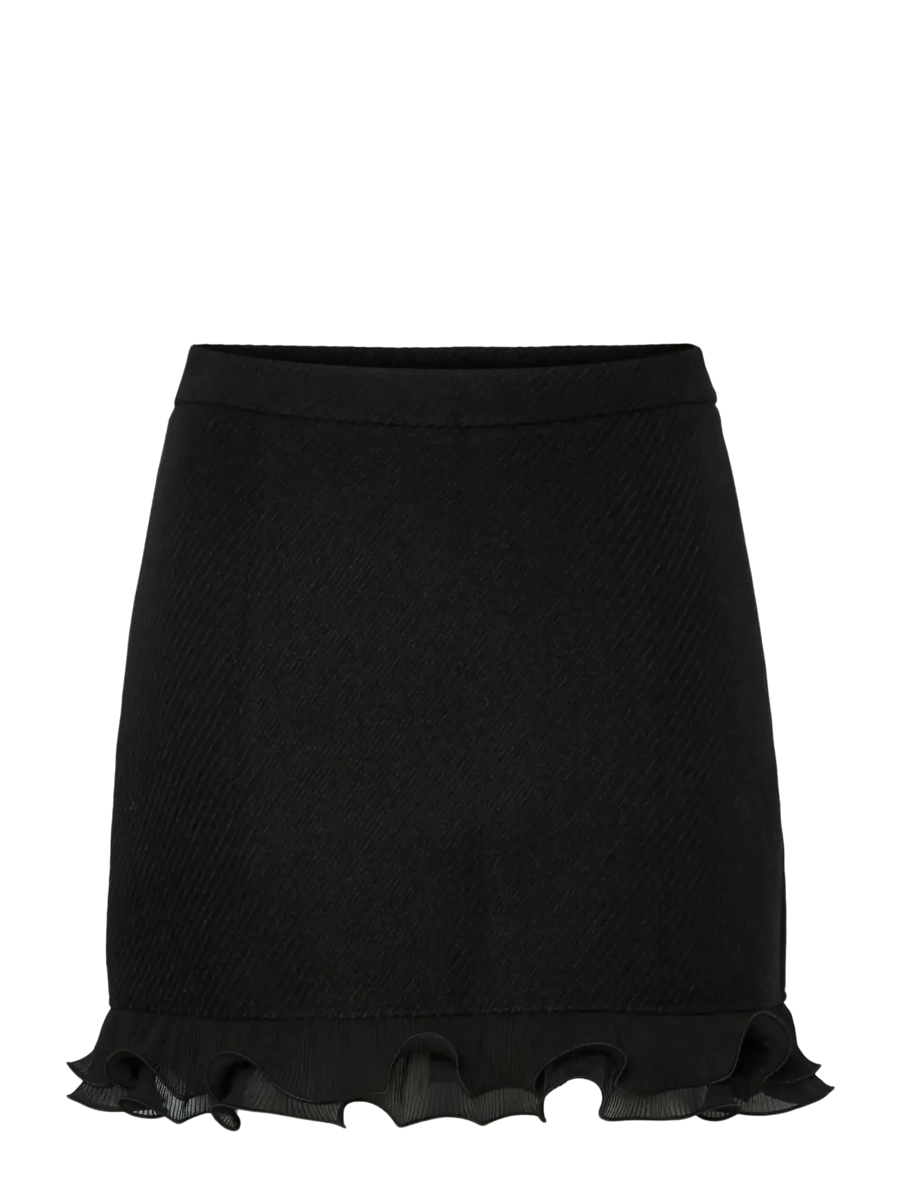 YAS YASFRINO HW SHORT SKIRT - Seelikud - BLACK / black
