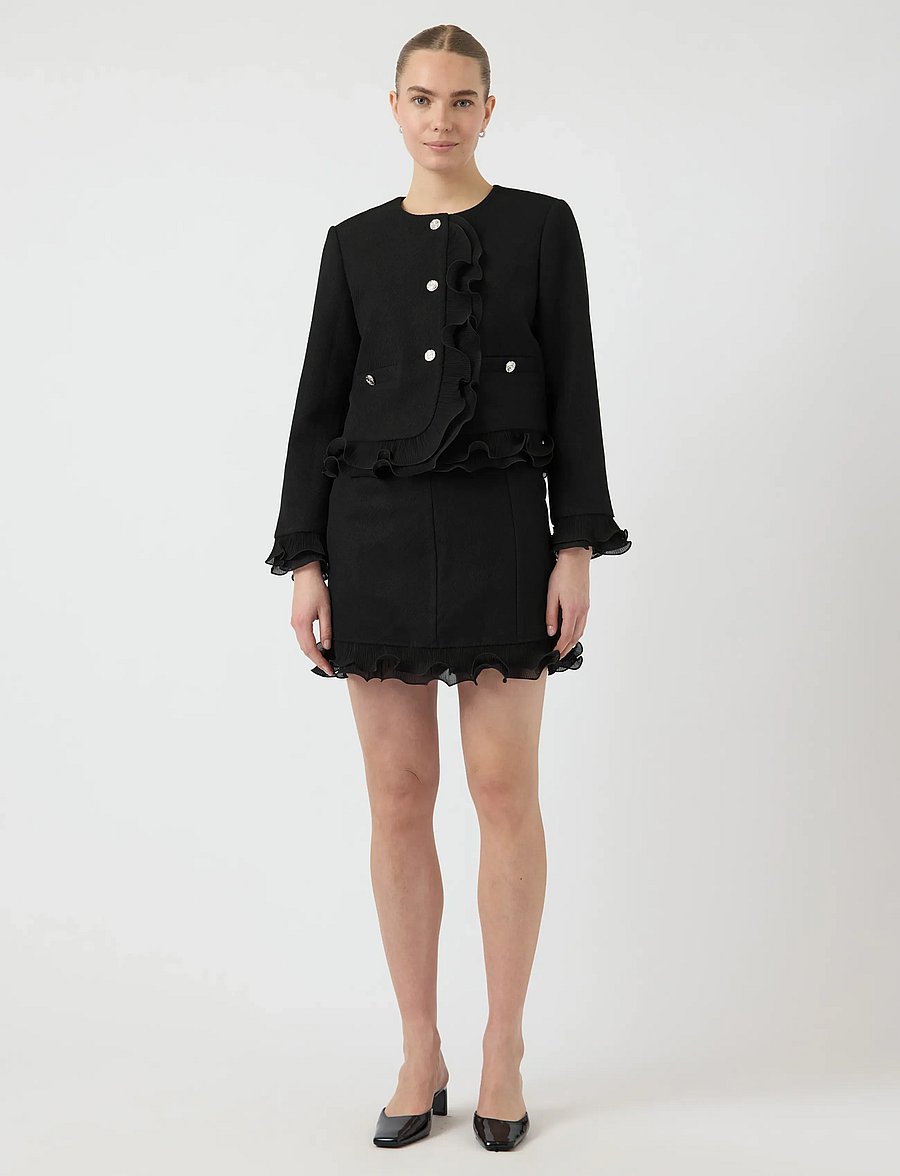 YAS - YASFRINO HW SHORT SKIRT - Īsi svārki - black - 4
