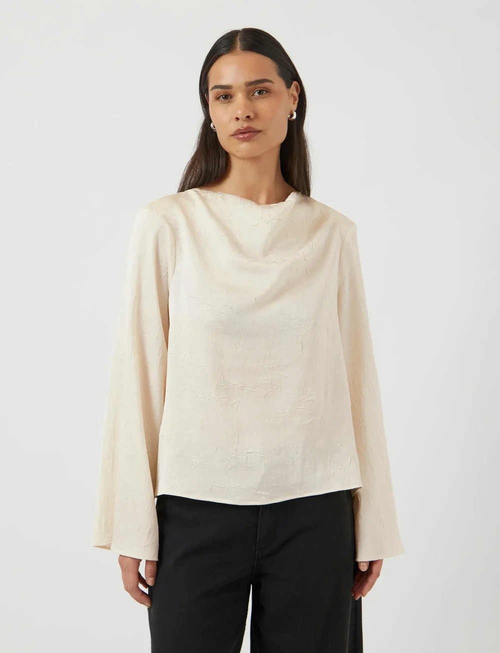 YAS - YASNIMBO LS TOP S. - långärmade blusar - birch - 0