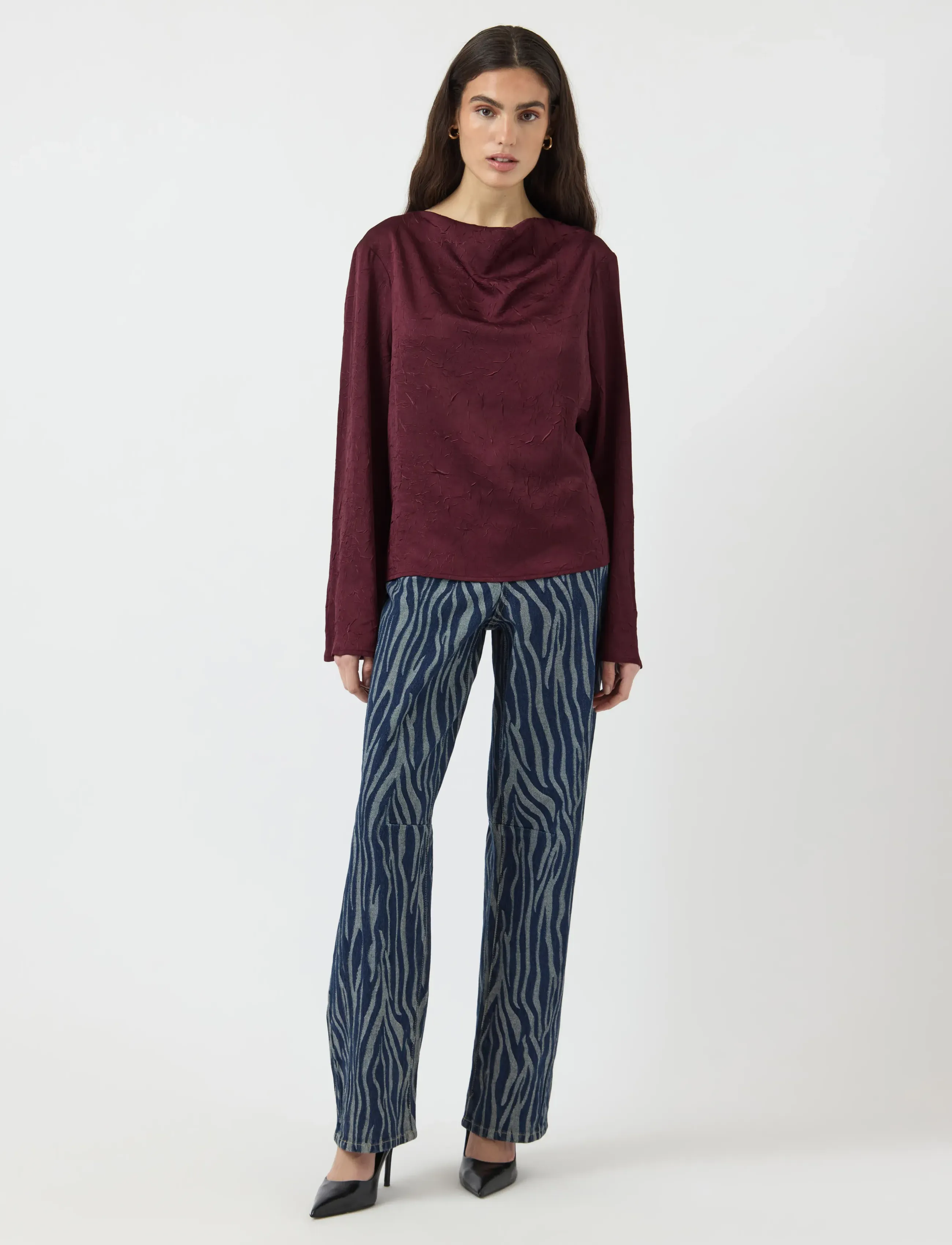 YAS - YASNIMBO LS TOP S. - blouses à manches longues - port royale - 4