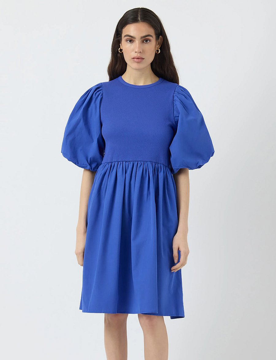 YAS - YASMIRI 2/4 DRESS - EX - sommerkleider - dazzling blue - 0