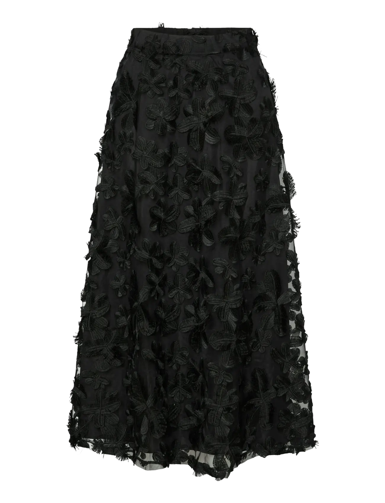 YAS YASKARLY HW SKIRT - SHOW - Röcke - BLACK / black