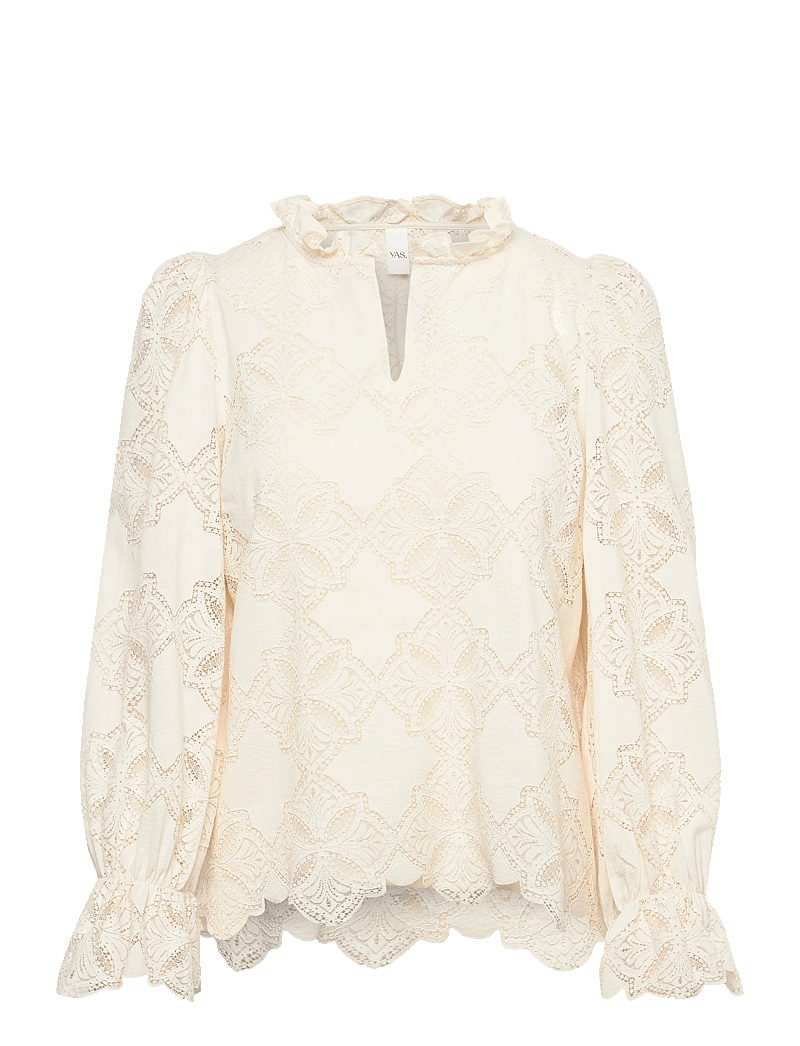 YAS - YASSELMI LS TOP NOOS - langärmlige blusen - birch - 0